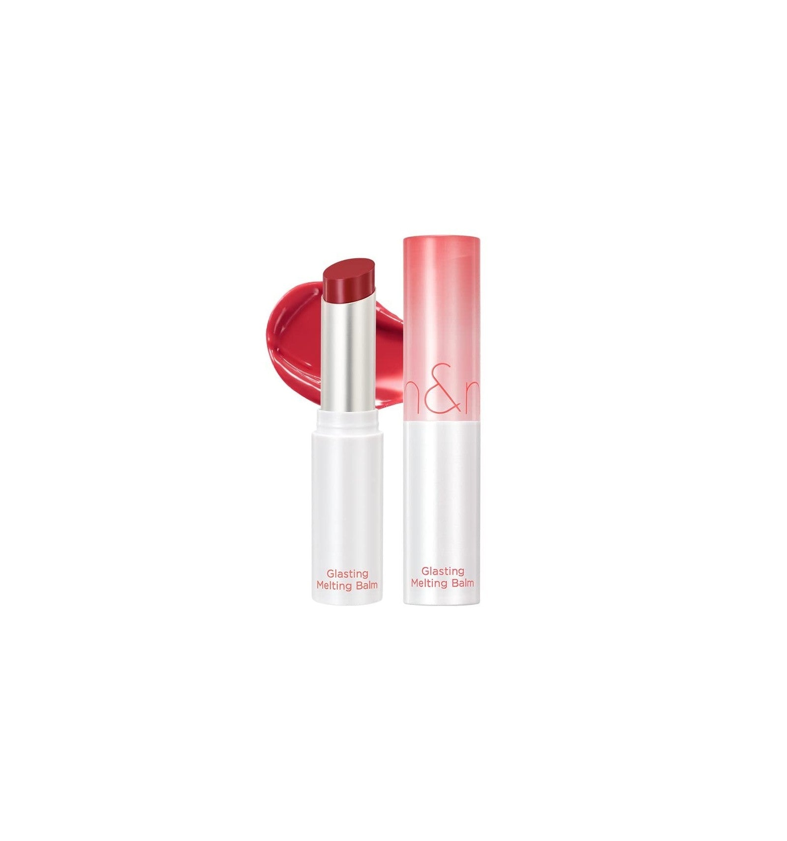 rom&nd Glasting Melting Balm in shade 04 Hippie Berry product image. Hydrating Korean lip balm with glossy berry tint for a natural, dewy lip look. Bestselling K-beauty lip product available at Sejou Lebanon.